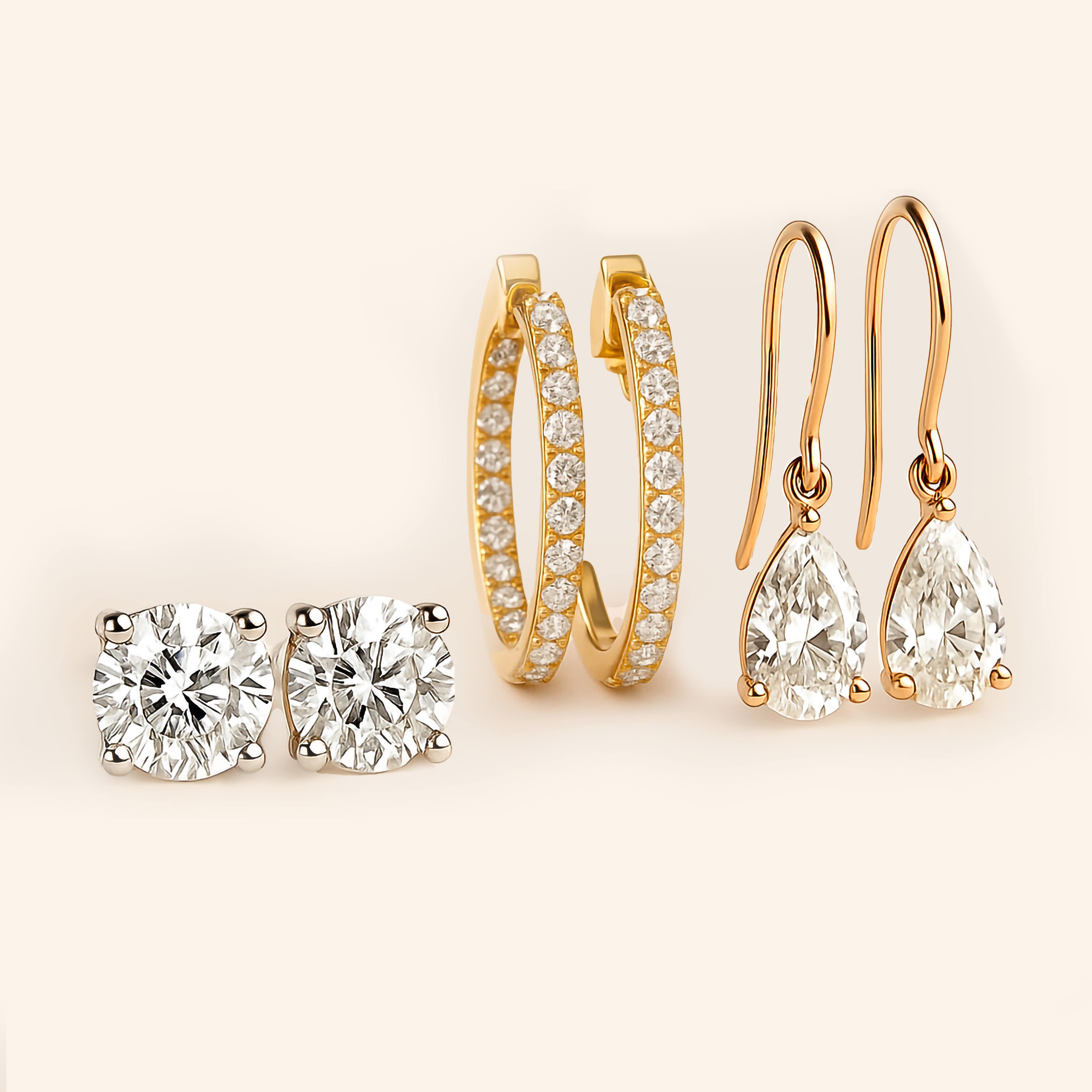 Sunshine Diamond Earrings