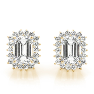 Ettie Natural Diamond Yellow Gold Halo