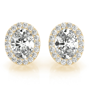  Eily Natural Diamond Yellow Gold Halo