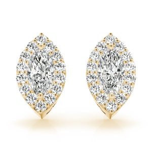 Emera Natural Diamond Yellow Gold Halo