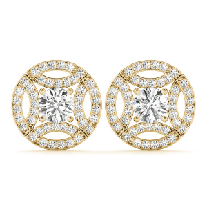 Essi Natural Diamond Yellow Gold Halo