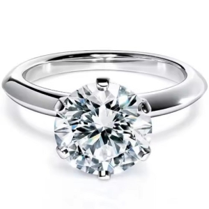 Cozette Lab-Created Rose Gold Diamond For Women Engagement Ring