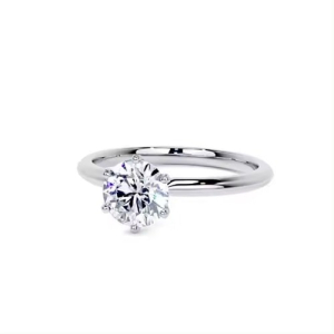 Calie Lab-Created Rose Gold Diamond For Women Engagement Ring