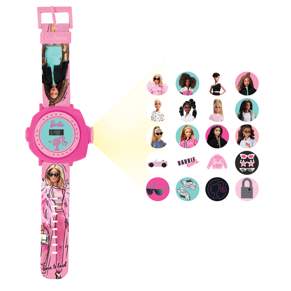 Barbie Children's Projection Watch with 20 Images
