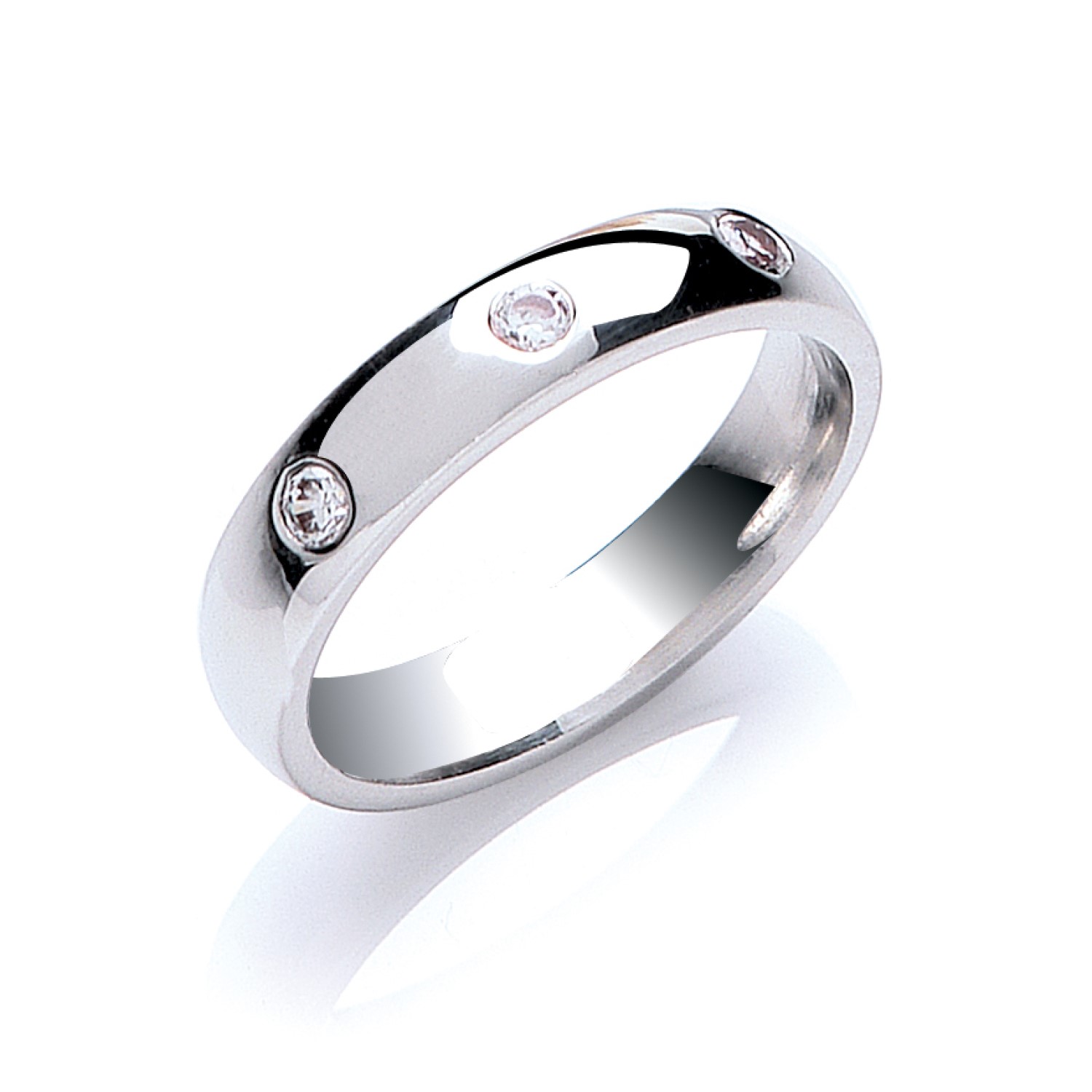 Ainsley Natural Diamond  Wedding Ring