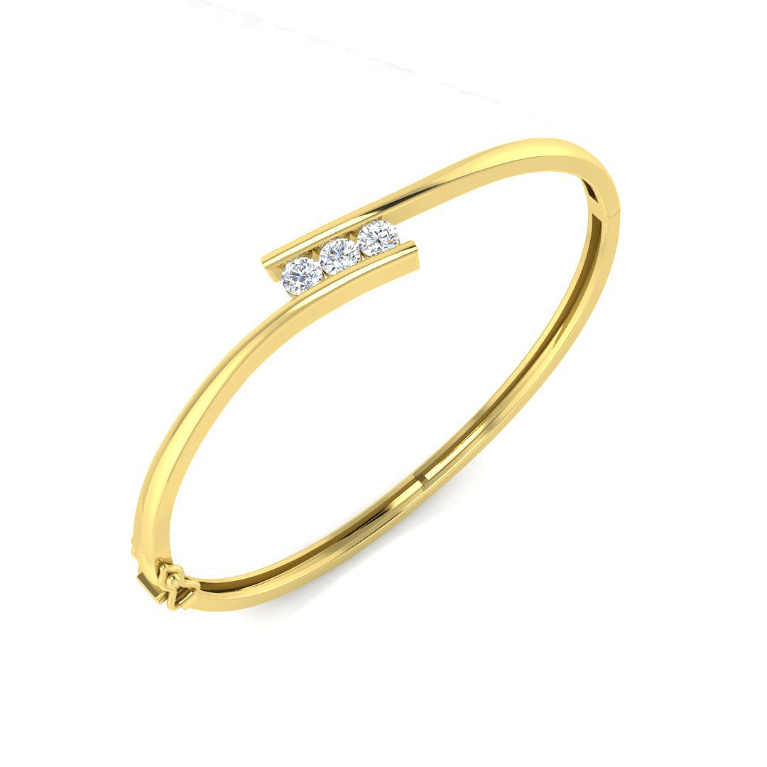 Mensha Natural Sledo Diamond Bracelet