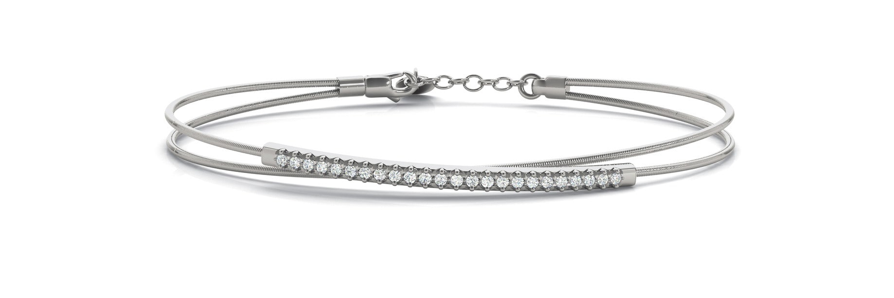 Sherrilynn 0.20 Carat Natural Prong Set  Diamond Bracelet