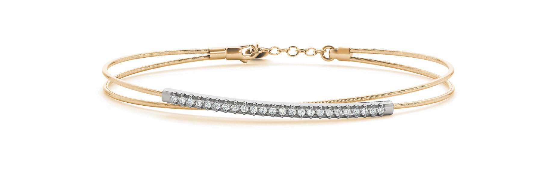 Sherrilynn Natural Prong Set  Diamond Bracelet
