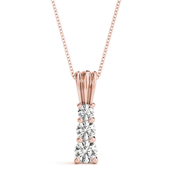 Thanet Natural Diamond 4 Prong  Necklace