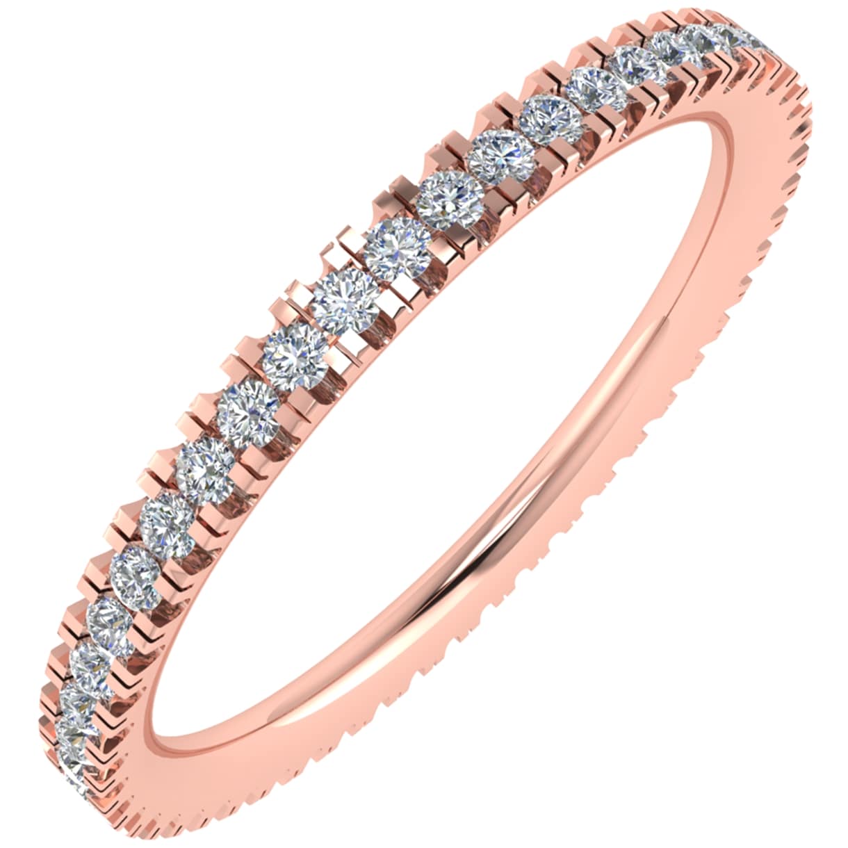Evvie Natural Prong  Diamond Ring