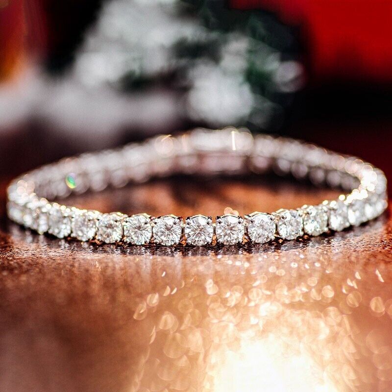 10.45 Ct Lab-Created Diamond Round Cut Teryl  in Platinum(950)