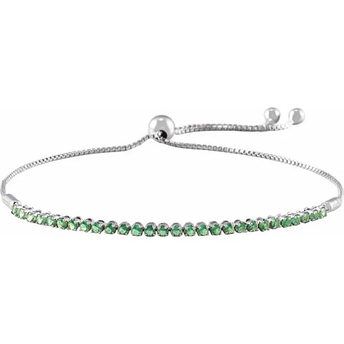 Raivyn 1.12 Carat Emerald 4 Prong  Diamond Bracelet