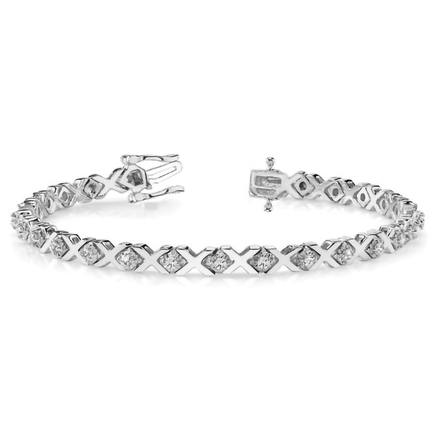Papillon Lab-Created XO  Diamond Bracelet