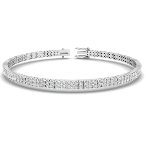 Stanguie Natural 4 Prong  Diamond Bracelet