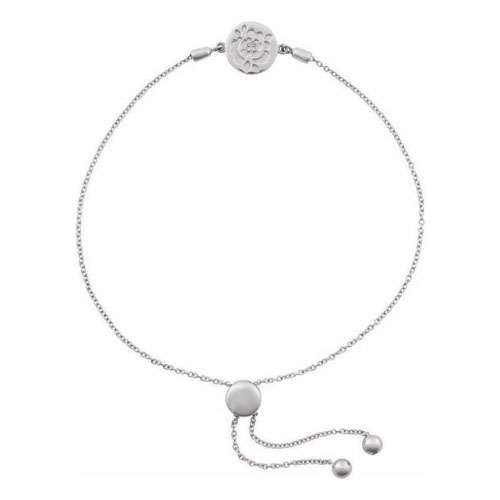 Sybyll 0.01 Carat Natural 4 Prong  Diamond Bracelet