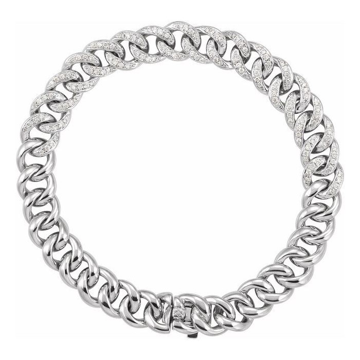 Sarrota Natural Prong Set  Diamond Bracelet