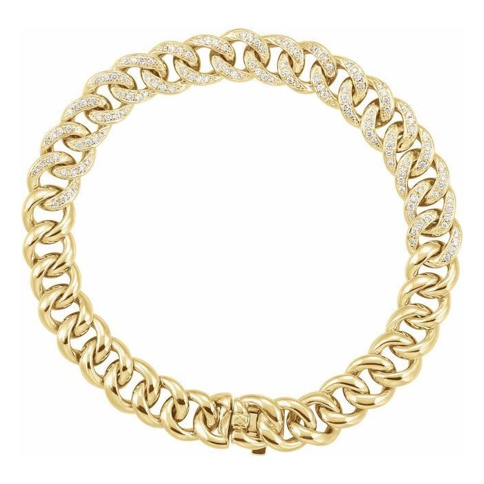 Sarrota Natural Prong Set  Diamond Bracelet