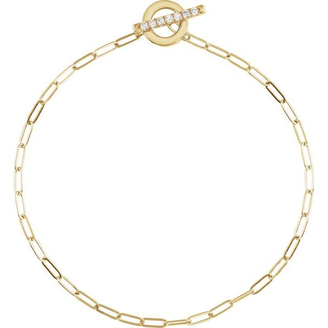 Shellee Lab-Created 4 Prong  Diamond Bracelet