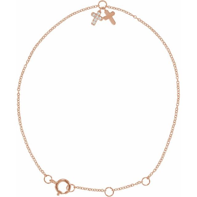 Sym Natural 4 Prong  Diamond Bracelet