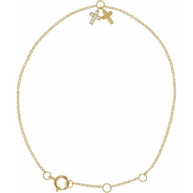Sym Natural 4 Prong  Diamond Bracelet