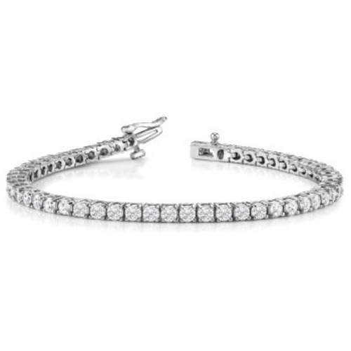 Paityn 5.15 Carat Natural 4 Prong  Diamond Bracelet