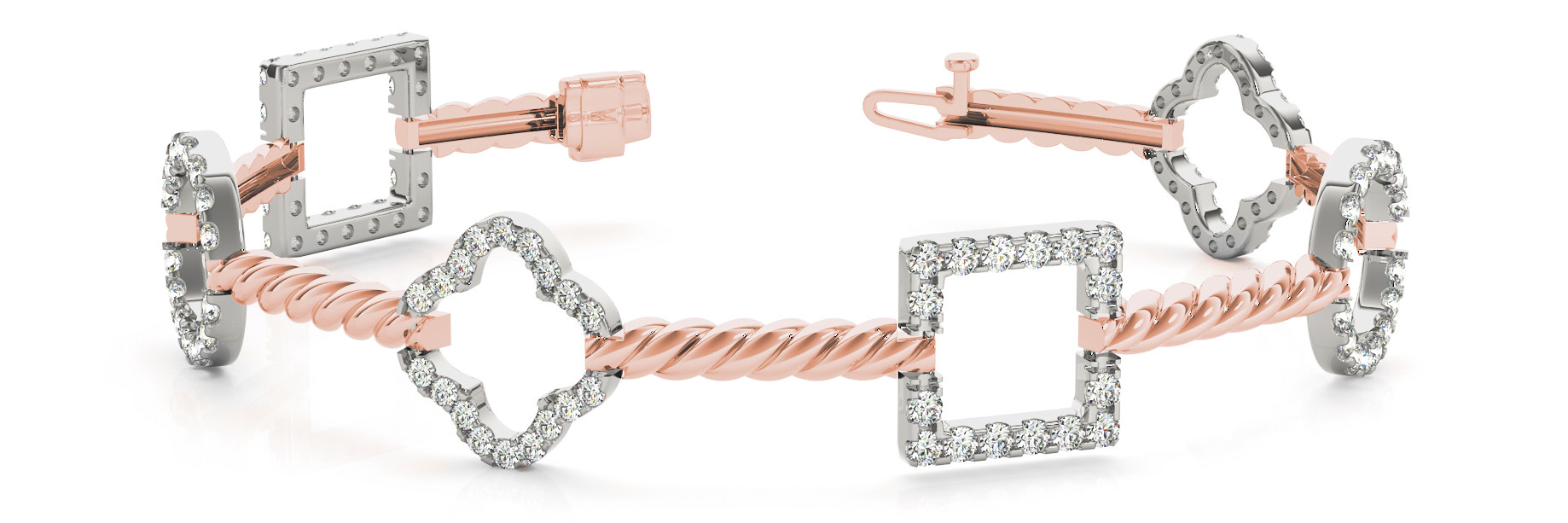 dyaln Natural  Diamond Bracelet