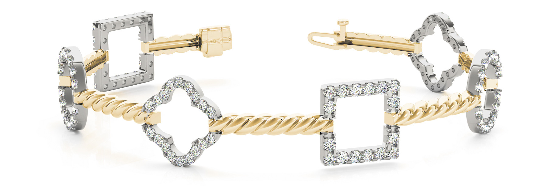 dyaln Natural  Diamond Bracelet