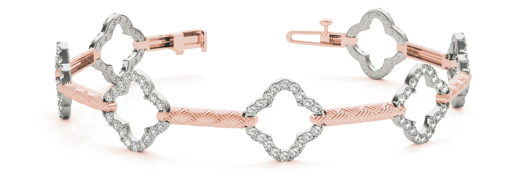 Violet Natural Diamond Bracelet