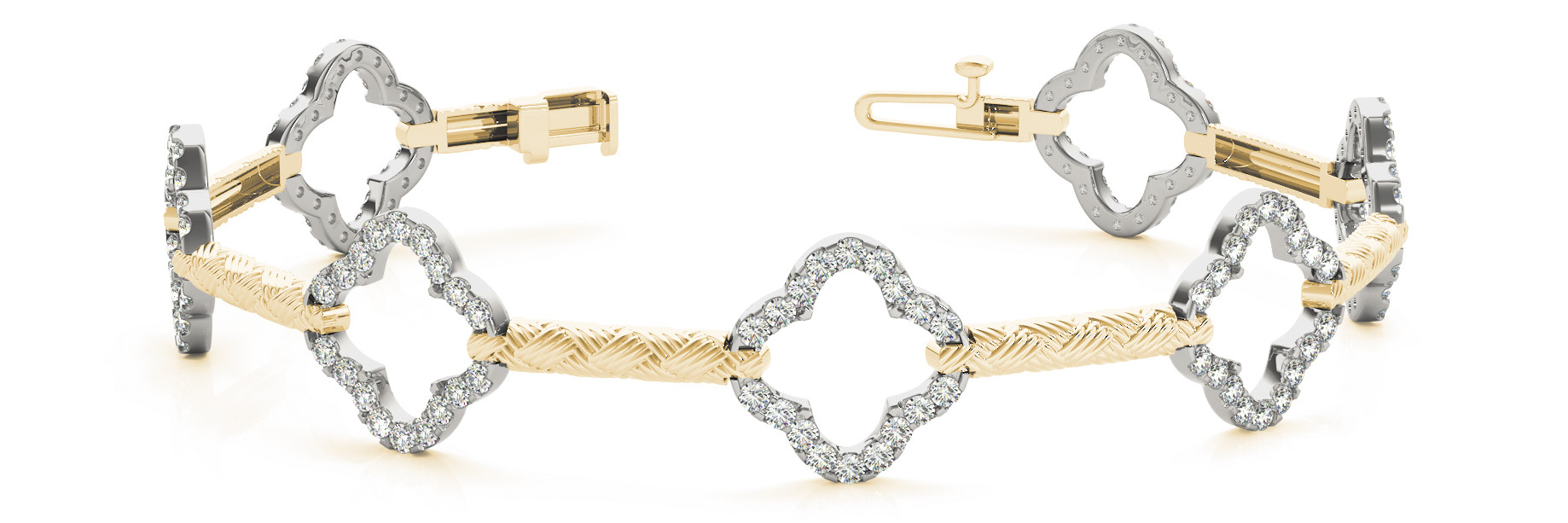 Violet Natural Diamond Bracelet