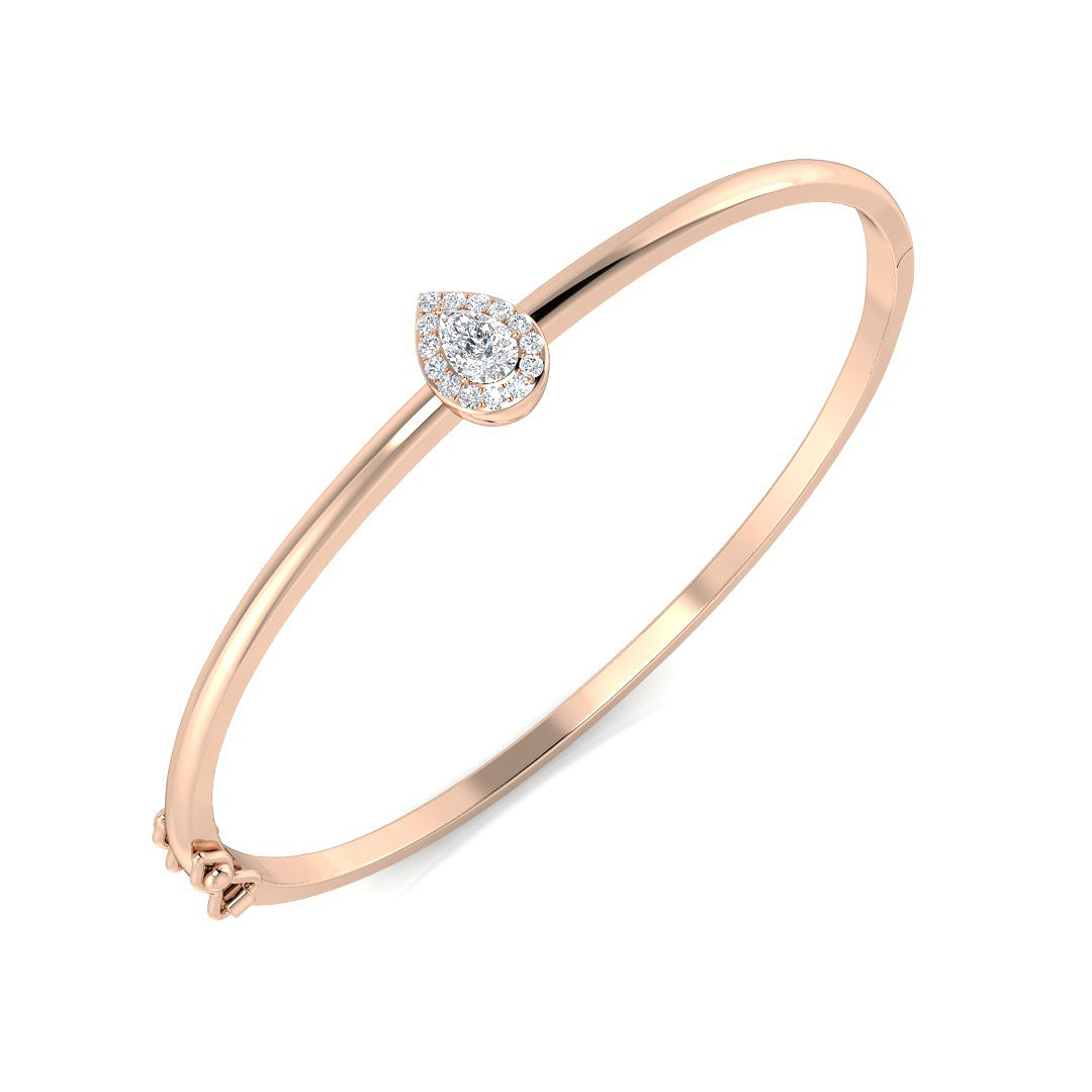 Krana Lab-Created Prong Set Diamond Bracelet