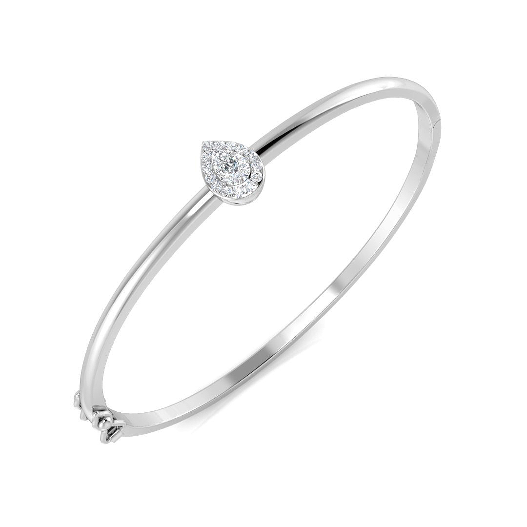 Krana Lab-Created Prong Set Diamond Bracelet