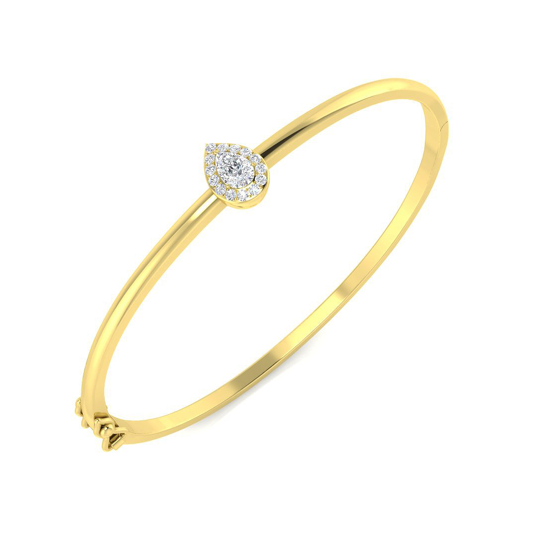 Krana Lab-Created Prong Set Diamond Bracelet