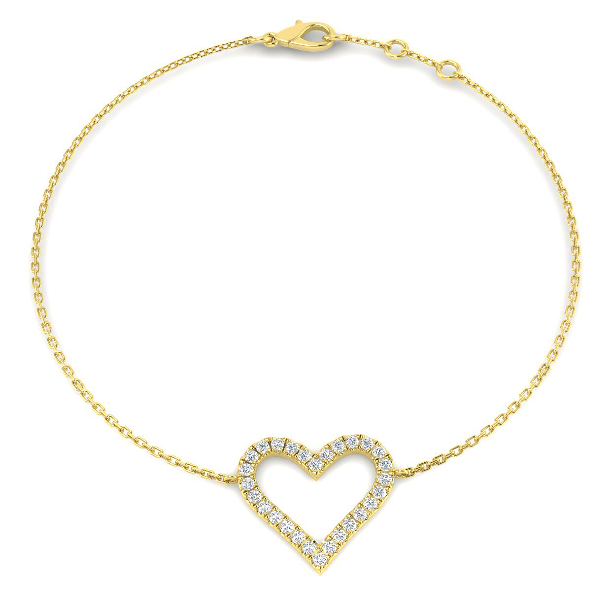 Zavien Lab-Created Pave Setting Diamond Bracelet