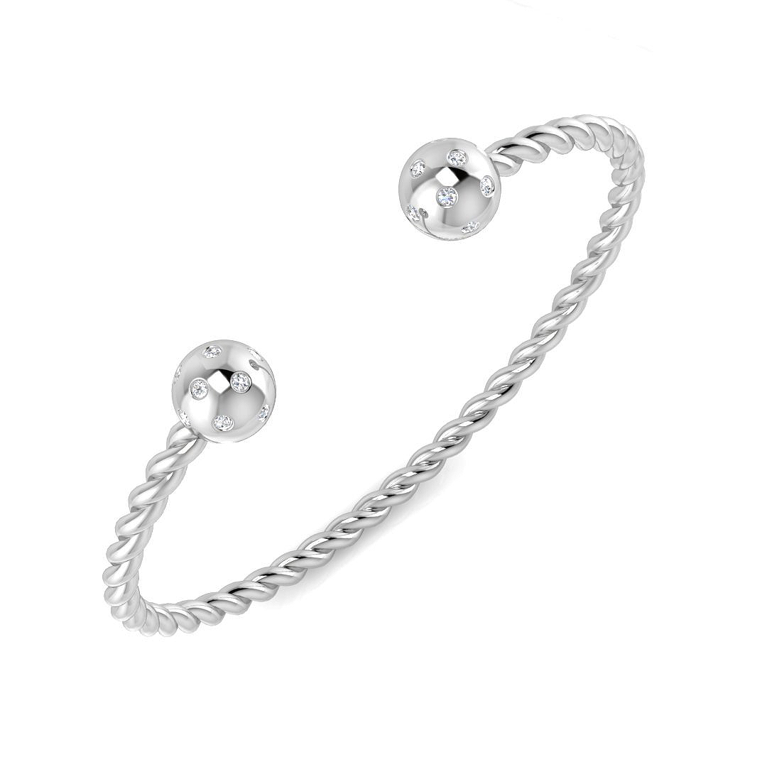 Sulekha Lab-Created Bezel Set Diamond Bracelet