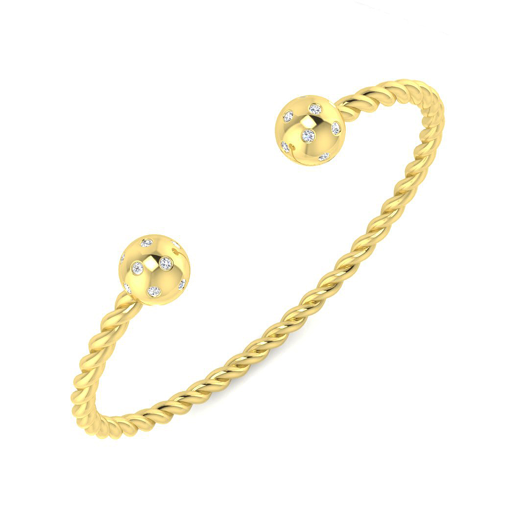 Sulekha Lab-Created Bezel Set Diamond Bracelet