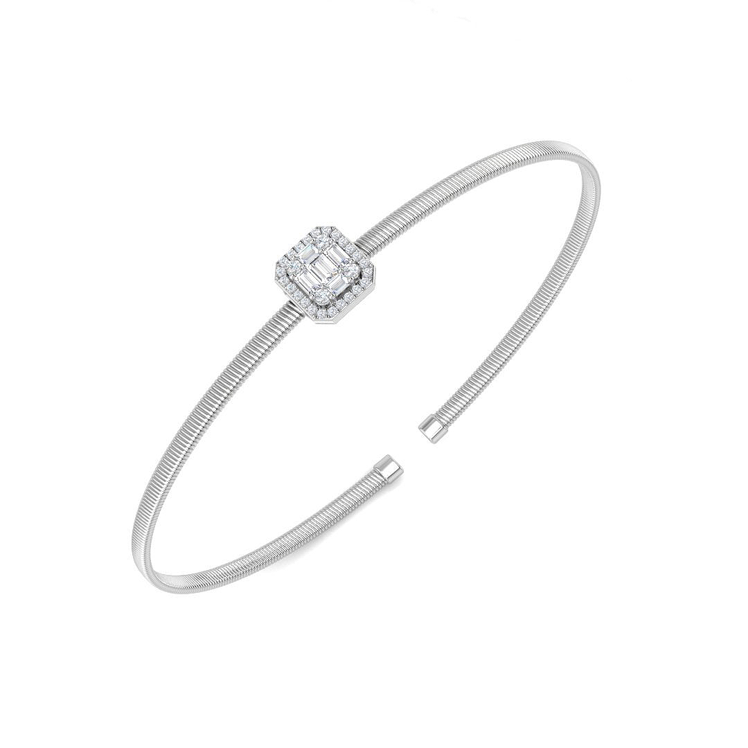 Suzika Lab-Created Prong Set Diamond Bracelet