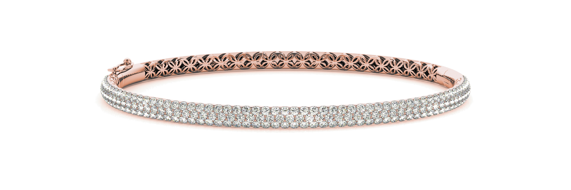 Viyana Lab-Created Pave Set Diamond Bracelet