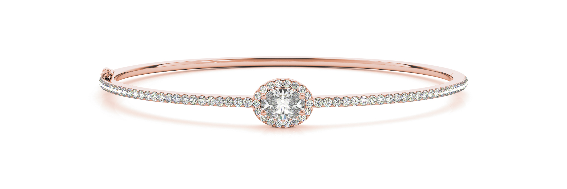 Florence Natural Bezel Setting  Diamond Bracelet
