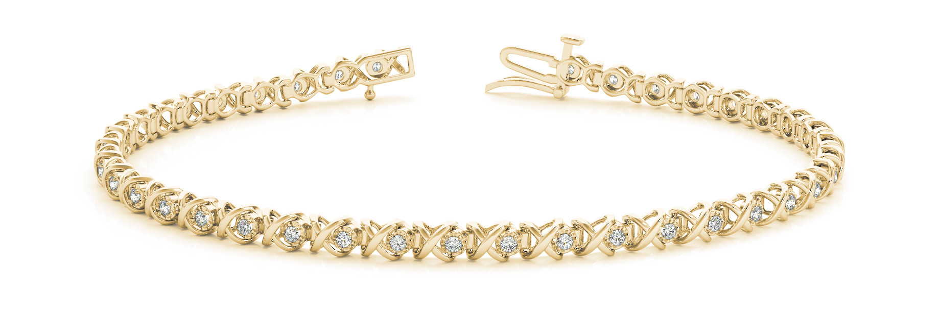 Eugenia Natural Prong Setting Diamond Bracelet