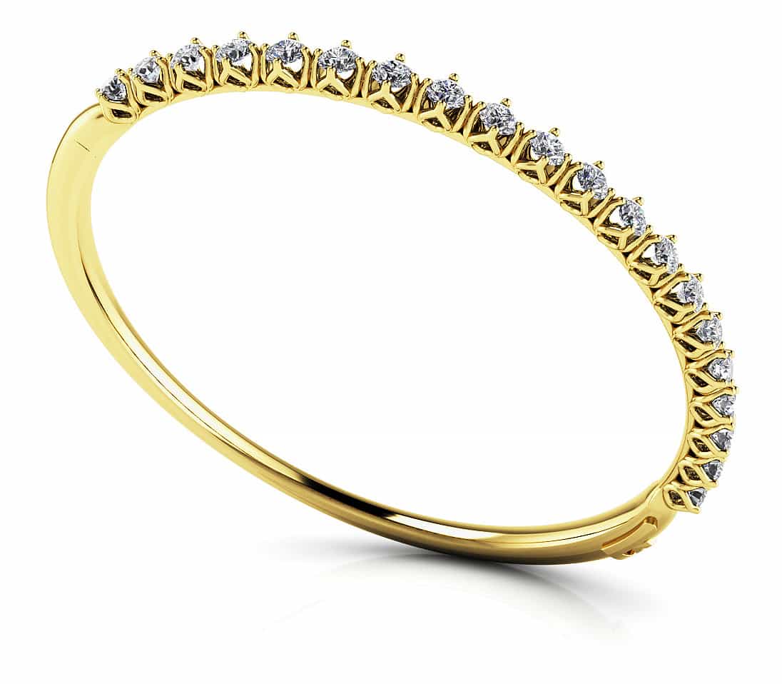 Venecia Lab-Created 4 Prong Set Diamond Bracelet