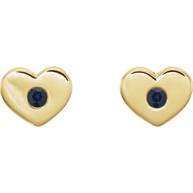 Hopie Blue Sapphire Bezel Set  Diamond Earrings