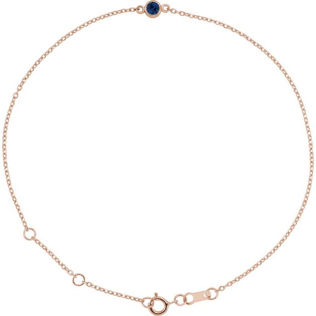 Tasanee Blue Sapphire  Diamond Bracelet