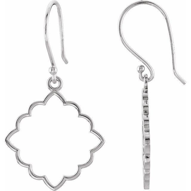 Sunshine diamond’s Metal Earrings handcrafted in UK available in 9K or 18K white gold, yellow gold, rose gold or platinum, 