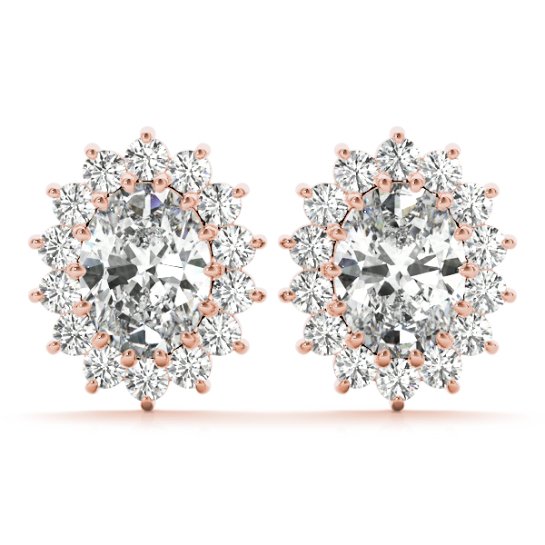 Jayli Natural Pave Set  Diamond Earrings