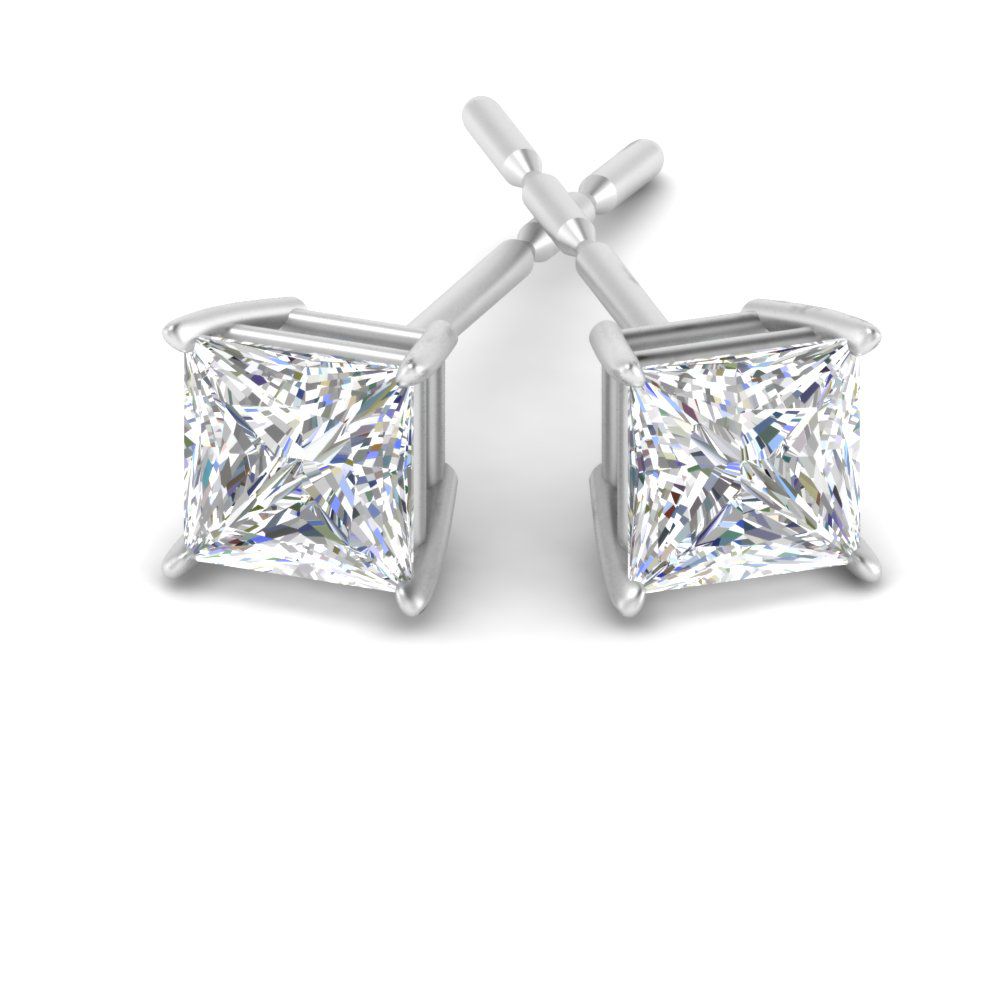 Juliana Natural 4 Prong  Diamond Earrings