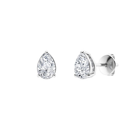 Gretta 1.00 Carat Moissanite 3 Prong  Diamond Earrings