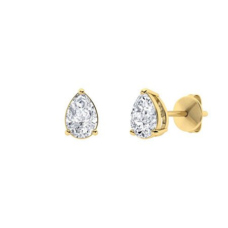 Gretta Moissanite 3 Prong  Diamond Earrings