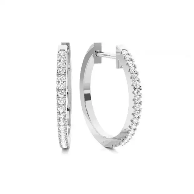Khloee Natural 4 Prong  Diamond Earrings