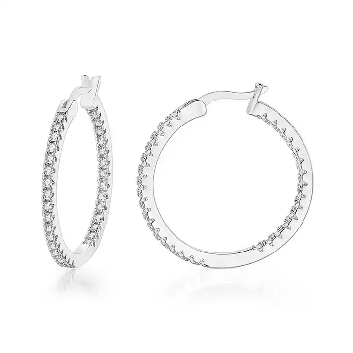 Kloe 0.75 Carat Natural 4 Prong  Diamond Earrings