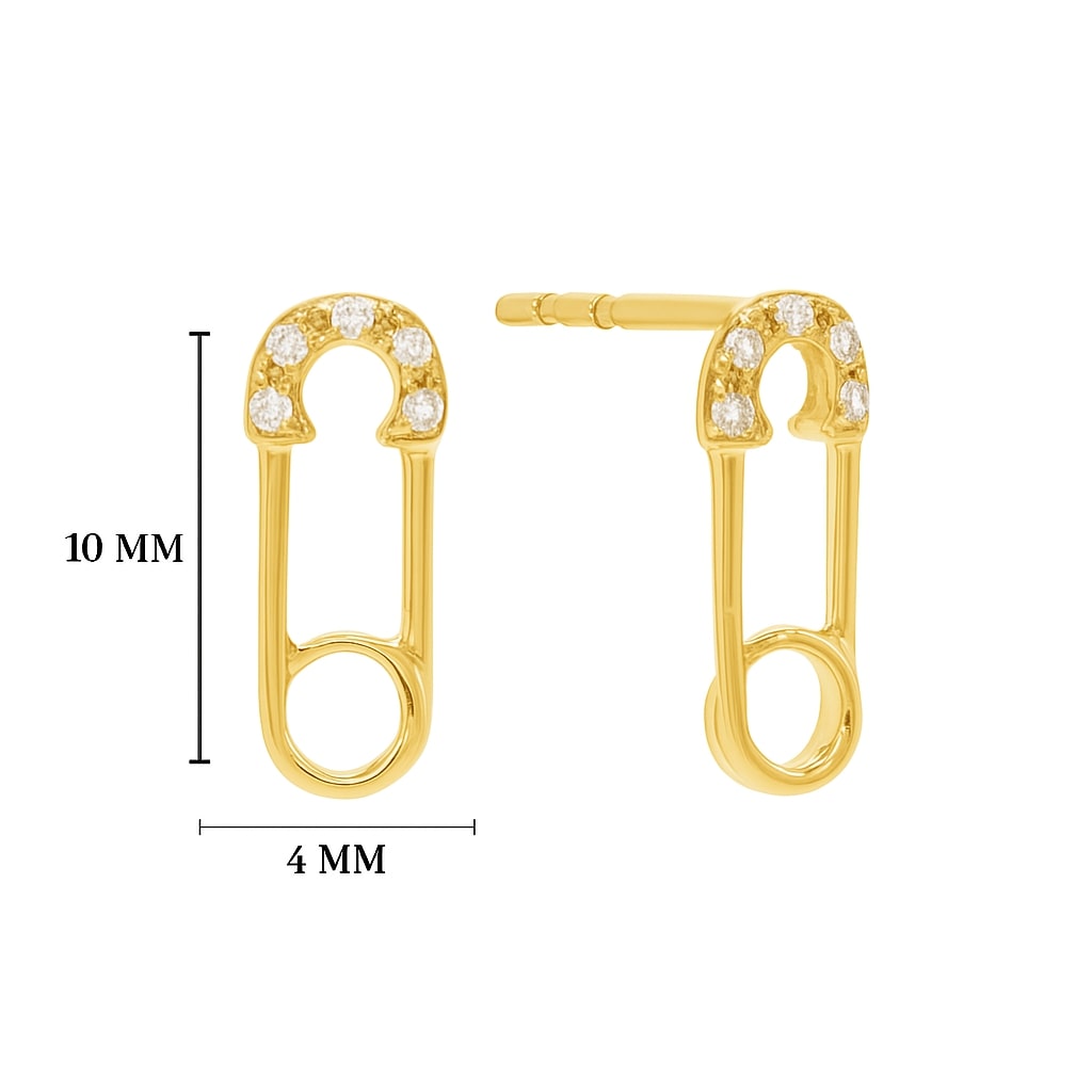 Kimberli Natural 4 Prong  Diamond Earrings